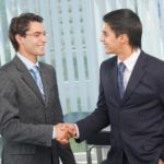 Body language of a Strange Handshake