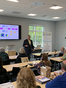 Bob Whipple speaking at RPCN